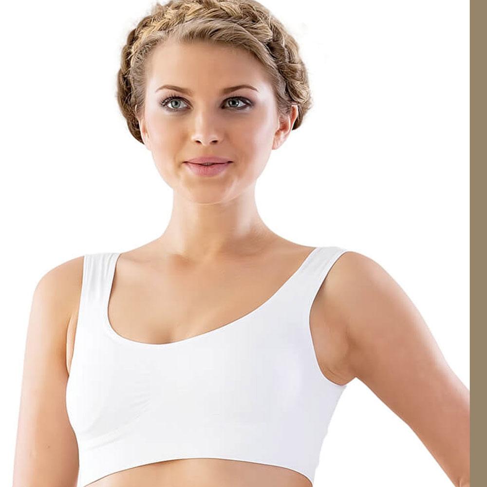 

Бесшовный бюстгальтер-сборщик с плотной подкладкой 4021