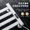 Electric Towel Rack, White Carbon Fiber Bathroom Storage Rack, Smart Drying Rack for Hotel Bathrooms Convenient and Space-saving