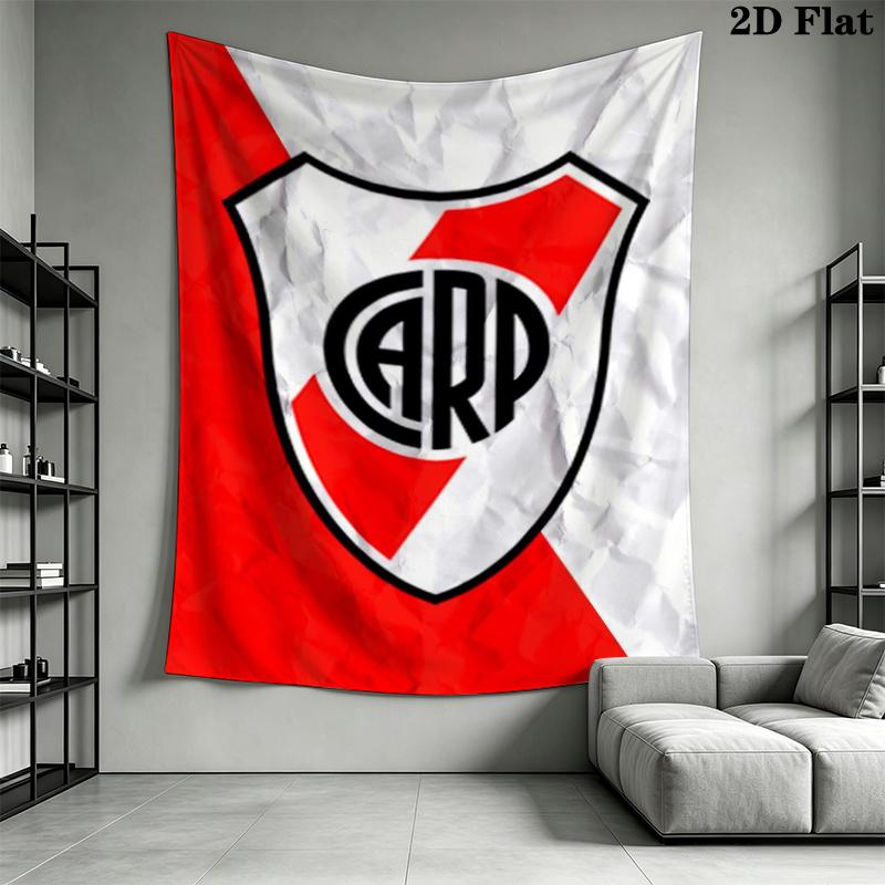 CA River Plate Wall Tapestry Aesthetic Wall Hanging Printed Fabric Blanket Decorative Tapestries for Bedroom Living Room Home Decor