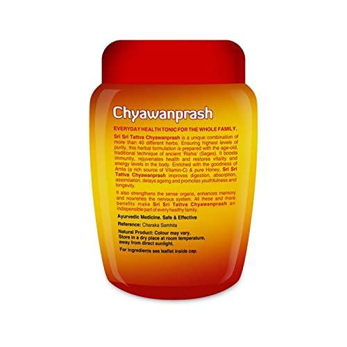 Sri Sri Tattva Chyawanprash Integratore Immunitario Erboristico Con Confezione da 500g Per Forza Vitalità ed Energia