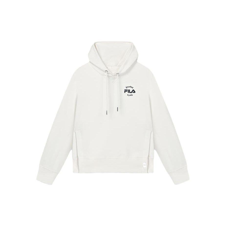 

FILA X Études Collaboration Solid Logo Hoodie Women hoodies Coconut-White F11W346205F-IV M