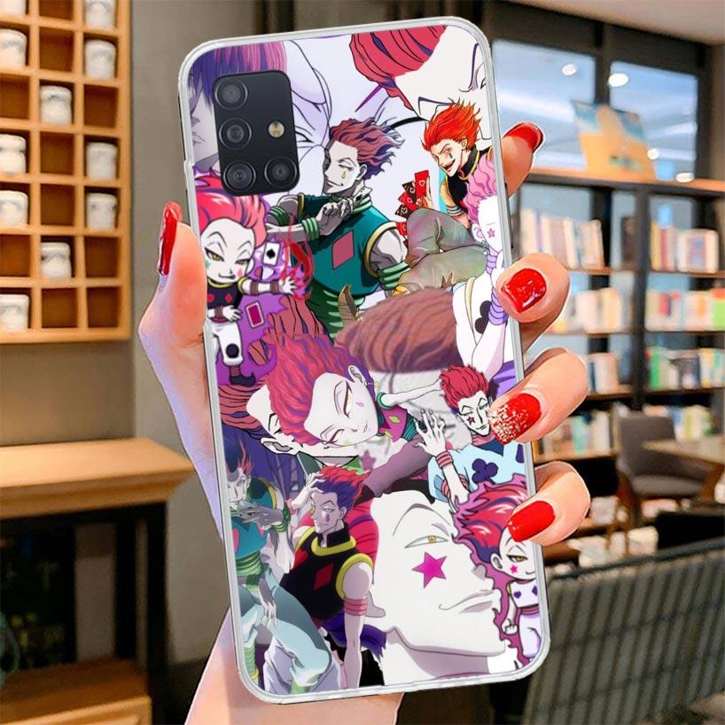 Hunter X Hisoka Cover Phone Case For Samsung Galaxy A12 A22 A32 A52 A72 A02S Phone Case Note 20 Ultra 10 S10 Plus A51 A71 A50S A