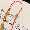 Women's 2024 Minimalist Diamond Beaded Bracelet - Exquisite Red Rope Jewelry