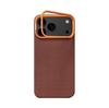 Aramid Fiber Phone Case for iPhone 17 Pro Max with Built-in Lens Holder Stand,Ultra Slim Protective Cover For Iphone 17 Pro Case