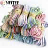 1Pc(8M) 3mm Colored Cotton Rope Handmade Soft Cord for Hand Woven Home Textile Decor Cords Craft Material DIY Sewing Accessories