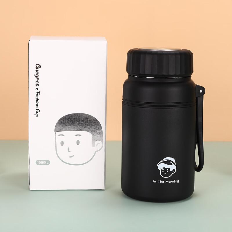 TLAKEHO Stainless Steel Insulated Thermos Bottle