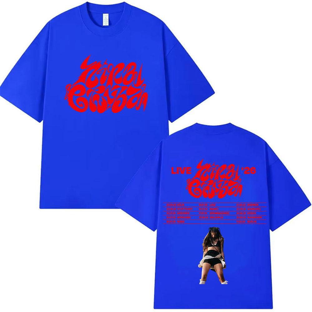 Rapper Nina Chuba New Album Tour 2025 Merch Tshirt Unisex Women Vintage Oversized T Shirt Summer ONeck Short Sleeve Tshirts Tops