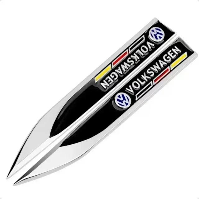 Nové 1ks 3D kovový odznak na blatník pro karoserii vozu Volkswagen VW Golf 7 6 5 GTD GLI Samolepka s logem Znak Dekály Stylingový doplněk