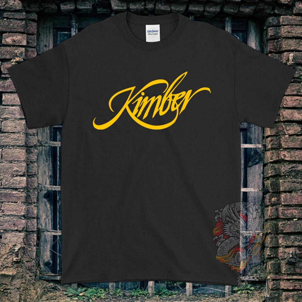 New Kimber Guns Firearms Logo Men s T-Shirt Size S to 5XL S