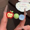 2Pcs Girl Hairpins Fruit Decor Stable Grip No Damage Bangs Side Clips Anti-slip Teeth Summer Color Hair Accessories