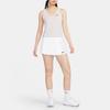 Nike Solid Color Logo Skirt-Style Quick-Dry Breathable Tennis Shorts Women Bottoms White FD5700-100