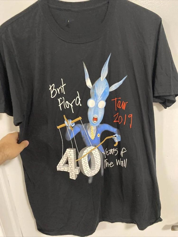 Brit Floyd 2019 Tour 40 Years Of The Wall T-SHIRT Unisex Cotton Tee CB1235.webp Unisex T-Shirt S