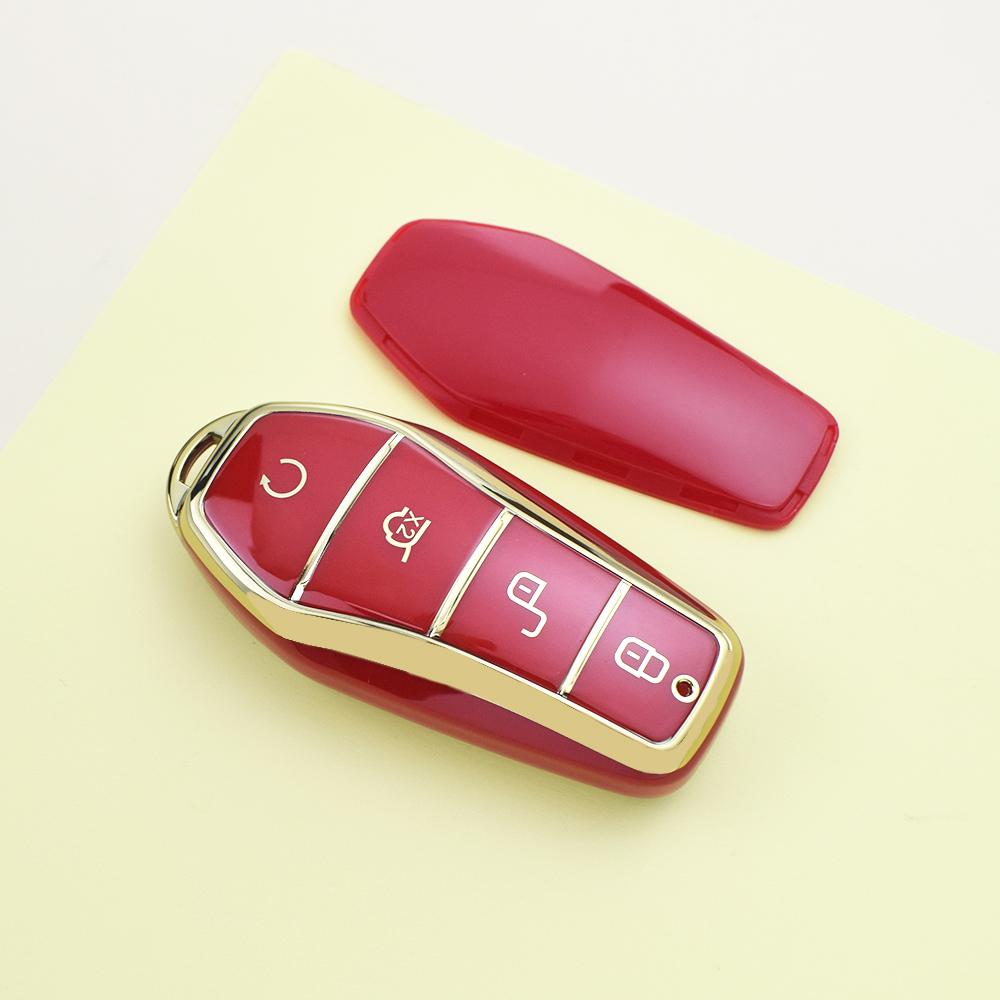 Soft Fashion Tpu Car Key Fob Case Shell Fob Cover Auto Key Case Protector For Byd Qin Plusdmi Atto 3 Han Ev Dolphin Accessories