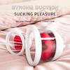 Portable Nipple Licking Sucking Vibrator 10 Frequency Breast Massager Clitoral Bite Vibrating Sex Toy for Female Masturbation