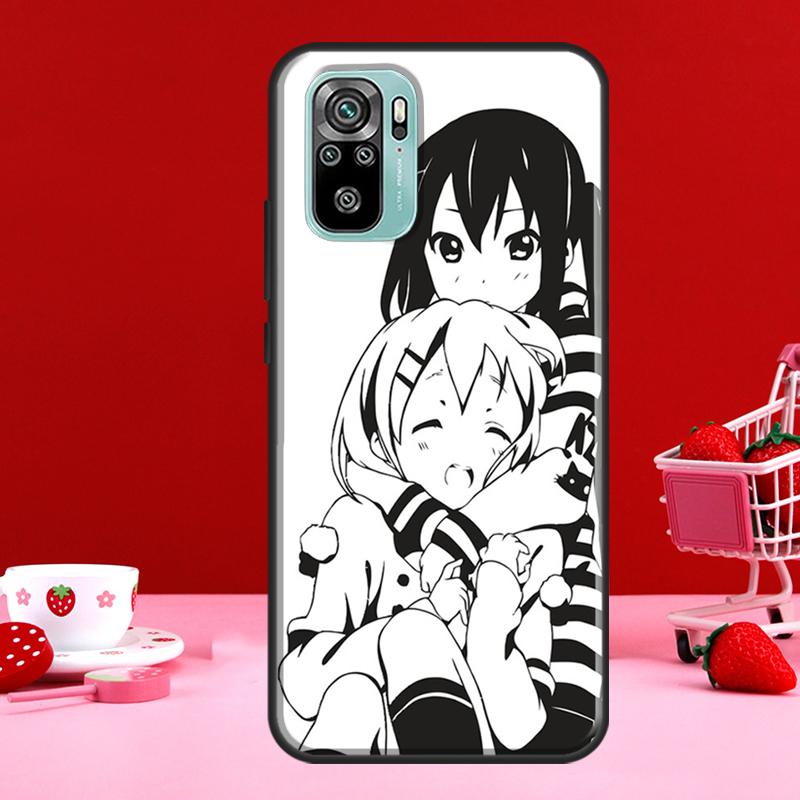 K On! Hirasawa Yui For Redmi Note 10 Pro Case For Redmi Note 11 Pro Note 8 9 Pro 9S 10S 11S 9C 9A 9T Cover