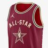 Jordan NBA Dri-Fit Kevin Durant All Star Jersey Red Men Streetwear FQ7732-602