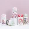 Cute Girl Portable Straw Children's Water Cup 316 Stainless Steel Labu Thermos Cup Mengqu