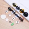 Genuine Stainless Steel Magnetic Door Stopper with Rubber Semi-Circular Anti-Collision Design