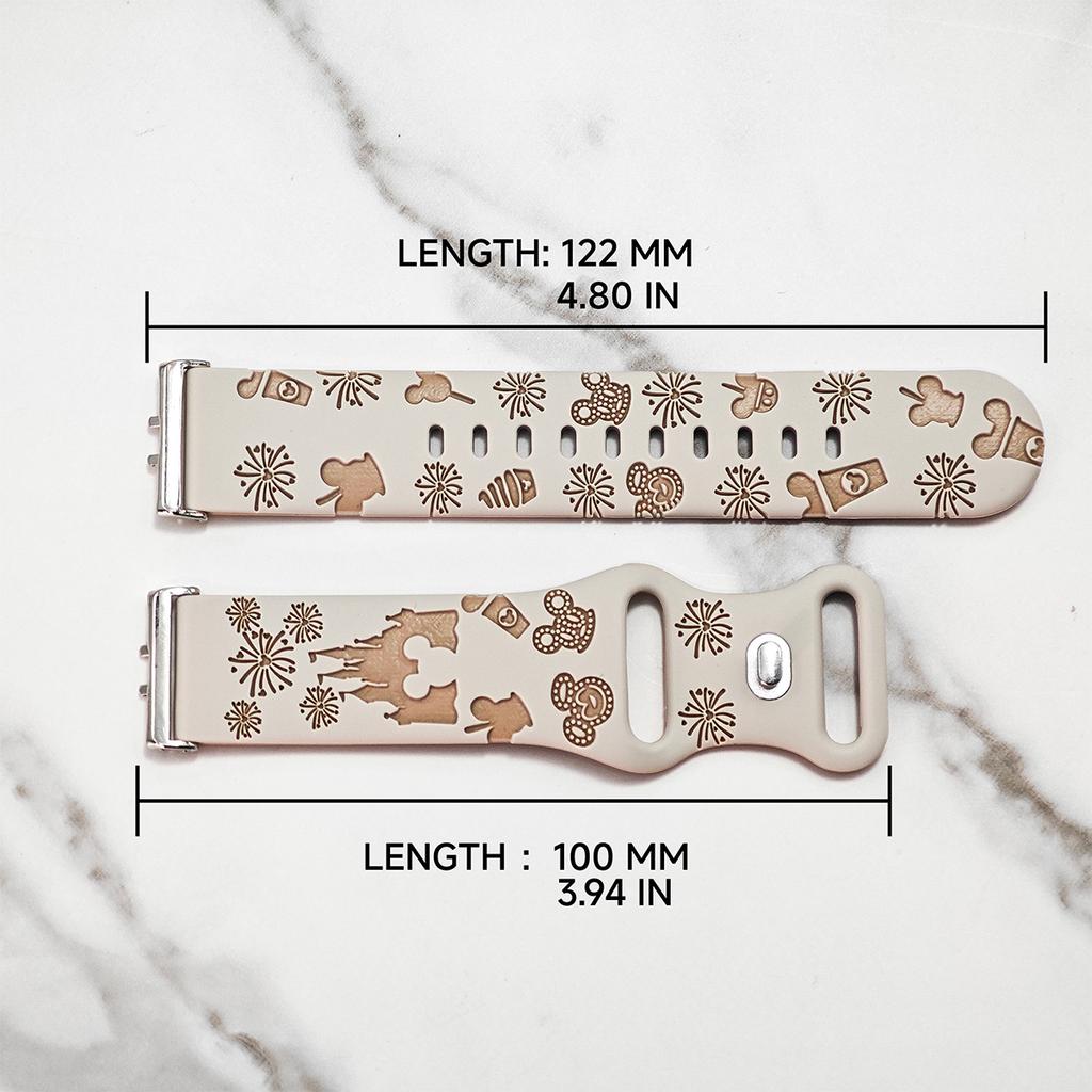 Grawerowany silikonowy pasek do Samsung Galaxy Fit 3 Miękka opaska na nadgarstek z TPU do inteligentnego zegarka Samsung Galaxy Fit 3 Pasek do zegarka