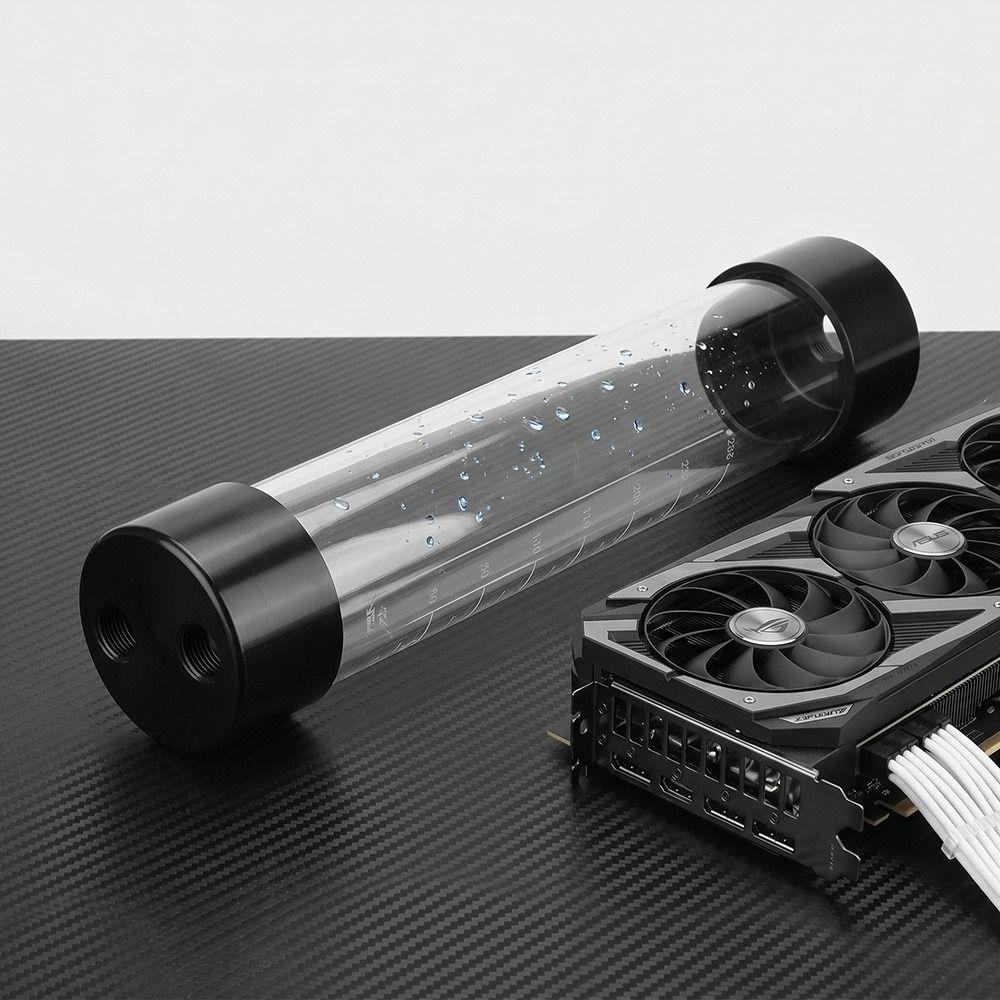 G1/4 Thread Liquid Cooling Tank 240mm Length Water Cooling Reservoir PC Water Cooling