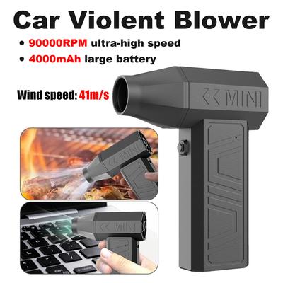90000RPM Car Electric Air Duster X3 Mini Turbo Violent Fan Rechargeable Super Jet Dry Blower Power Air Blower for Truck Keyboard
