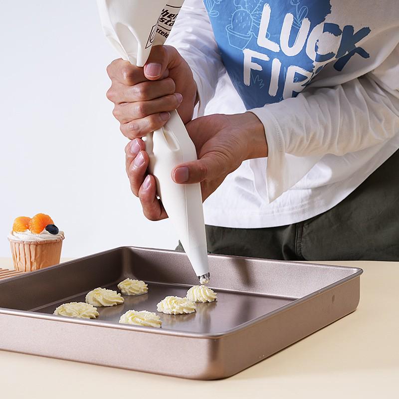 Reusable Large Cotton-Polyester Piping Bag for DIY Cake Decorating