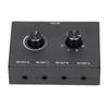 4 Ports 3.5mm Stereo Passive Switcher 1 In 4 Out 4 In 1 Out Converter for MP3 Headphones