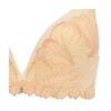 AMOSTYLE BY Triumph Deep V Bra Mermaid Shell M001 Size E75 (Unpadded) (Beige)