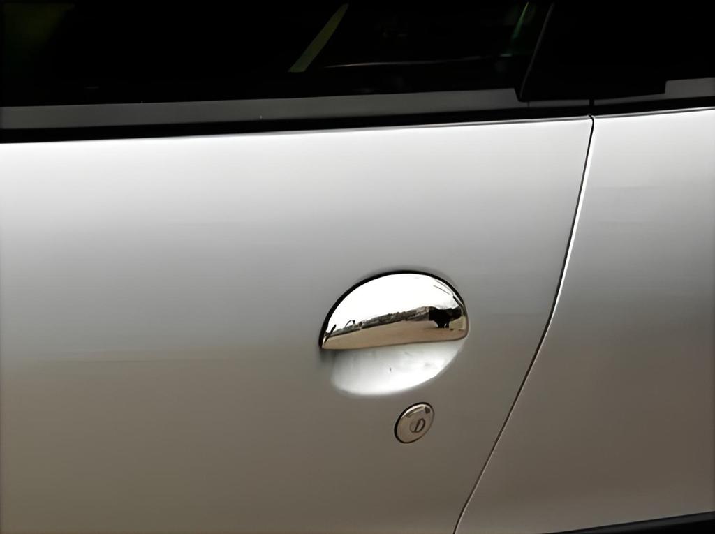 Handle Pads (stainless Steel) 2 Pieces, Carmos - Turkish Steel for Peugeot 107