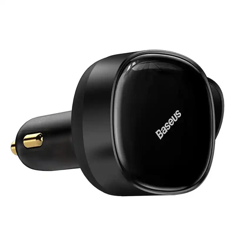 Ładowarka Samochodowa Baseus Enjoyment Z Kablami Usb-C + Lightning 3A, 30W (Czarna)