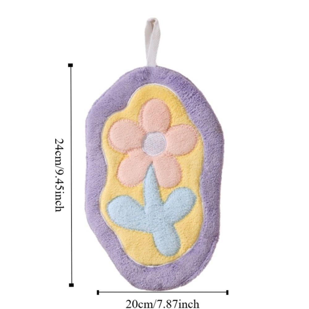 Tulip Kitchen Cleaning Towel Absorbent Cleaning Rag Fashion Hand Towel  Household