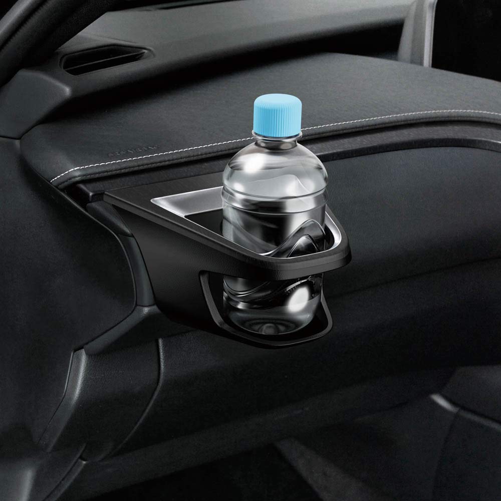 Tsuchiya Yac Product for Lexus 10 Series UX Air Conditioner Drink Holder for Passenger Vehicle-specific Seat, Black, SY-L6
