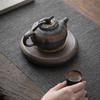 270ml Vintage Gilded Teapot Household Handmade Coarse Pottery Tea Brewer Kung Fu Tea Set