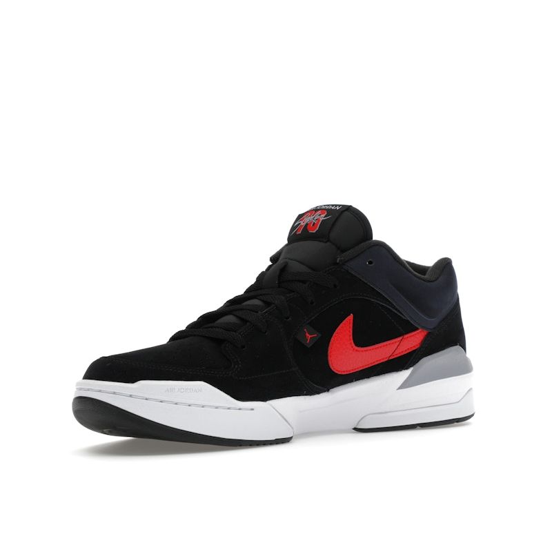 Air Jordan Stadium 90 Bred Men Sneakers Black White Cement-Grey FZ4184-010