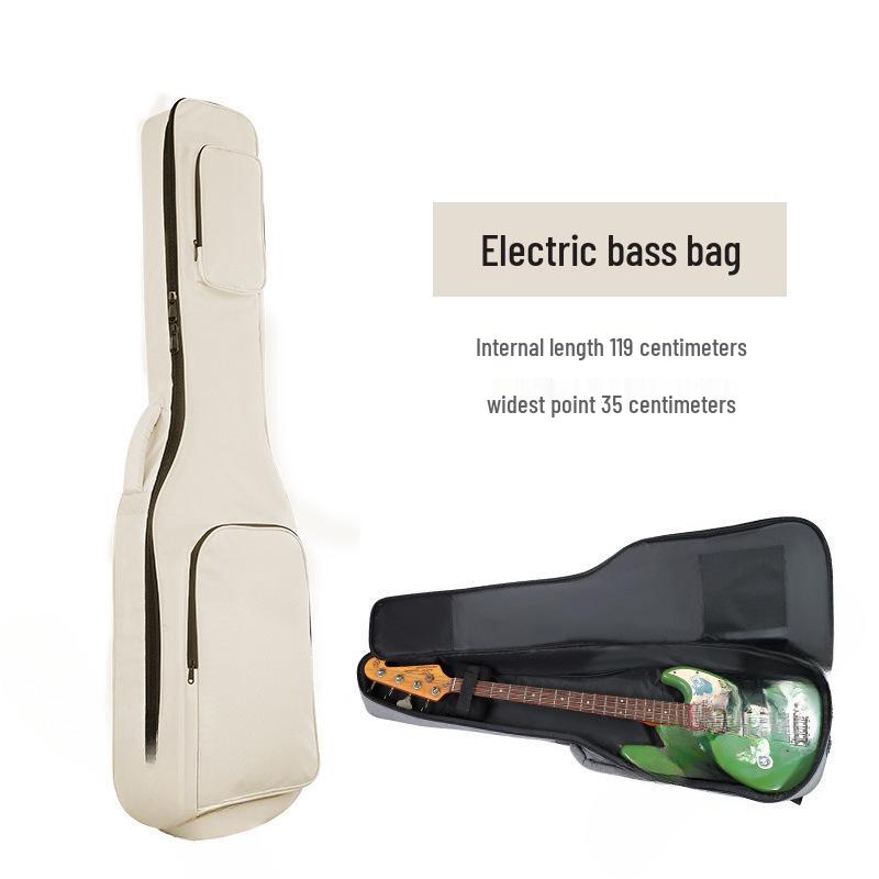 Rucksack für E-Gitarre, Bass & Akustikgitarre - Gepolstert, Kollisionsschutz, Print-Design