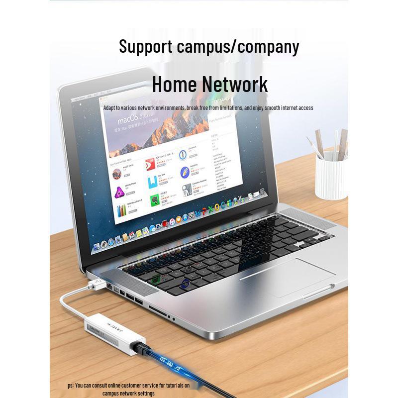 Mountain Lake USB Hub & Gigabit Ethernet Adapter (Win Driverless RJ45)