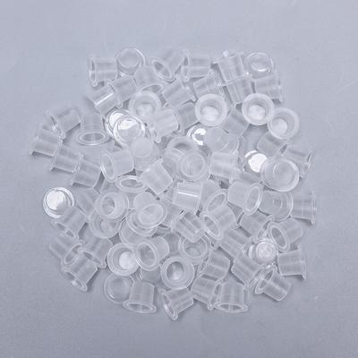 100 vasos de tinta desechables de plástico para microblading, accesorios para tatuajes