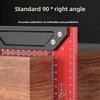 Multi-Angle Measuring Ruler, Carpenter Square, Combination Framing Square, 90°
