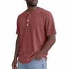 Men's Collar Color Short Sleeve Round Neck T-shirt