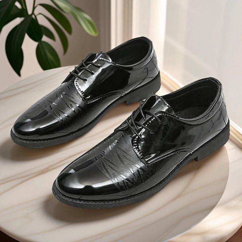 Tailoring Patent Leather Soft Work Social Shoe Male Cheap Liquidation Casual Business Gentleman 2026 Trend 39 Men's Formal Shoes
