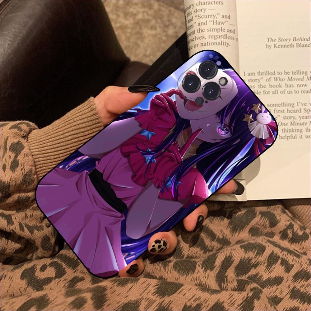 Anime Oshi no Ko Hoshino Ai Phone Case For iPhone 15 14 11 12 13 Mini Pro XS Max Cover 6 7 8 Plus X XR SE 2020 Funda Shell