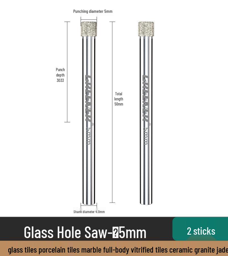 Green Forest Diamond Drill Bit for Tiles, Glass & Marble