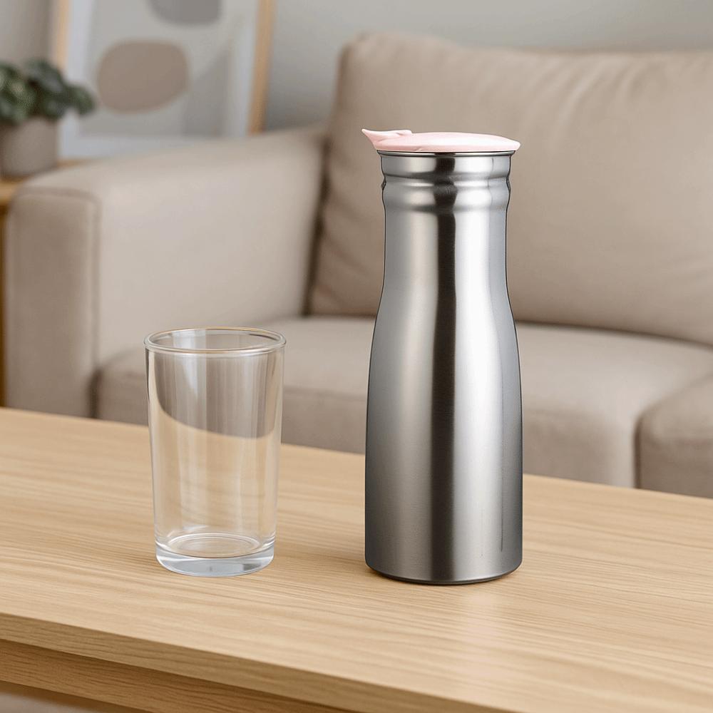 Large Capacity Stainless Steel Cold Kettle 1L Water Pitcher Teapot Cold Water Jug Parties