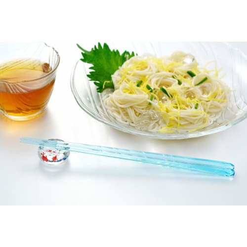 Aoba Chopsticks Set, Cute, 5 Pairs, Cool, Summer, Kids, Approx. 23.0cm Long, Dishwasher-Safe, Clear Chopsticks (Set of 5 Colors)