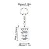1PC Russian Cultural Charm Rectangular Exquisite Design Keychain Delicate Luster Pendant Necklaces