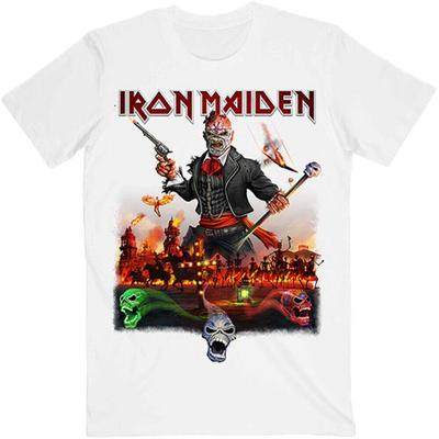 Iron Maiden Unisex Adult Legacy Of The Beast Live In Mexico City Back Print T-Shirt