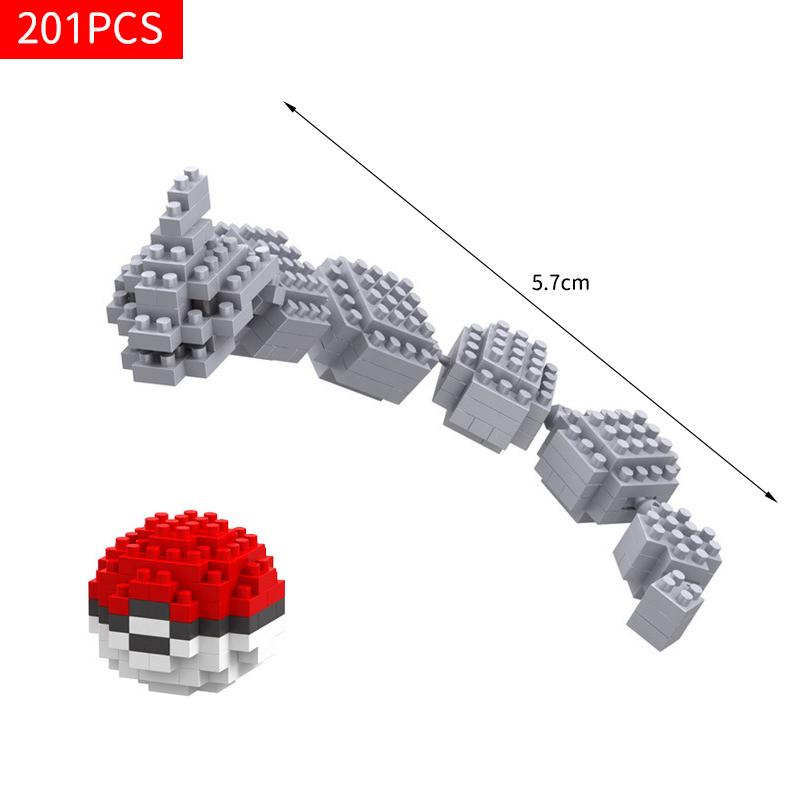 Pokemon Toy Lega Building Blocks Pokémon Action Cartoon Character Pikachu Assembled Model Building Block For Boys Birthday Gifts