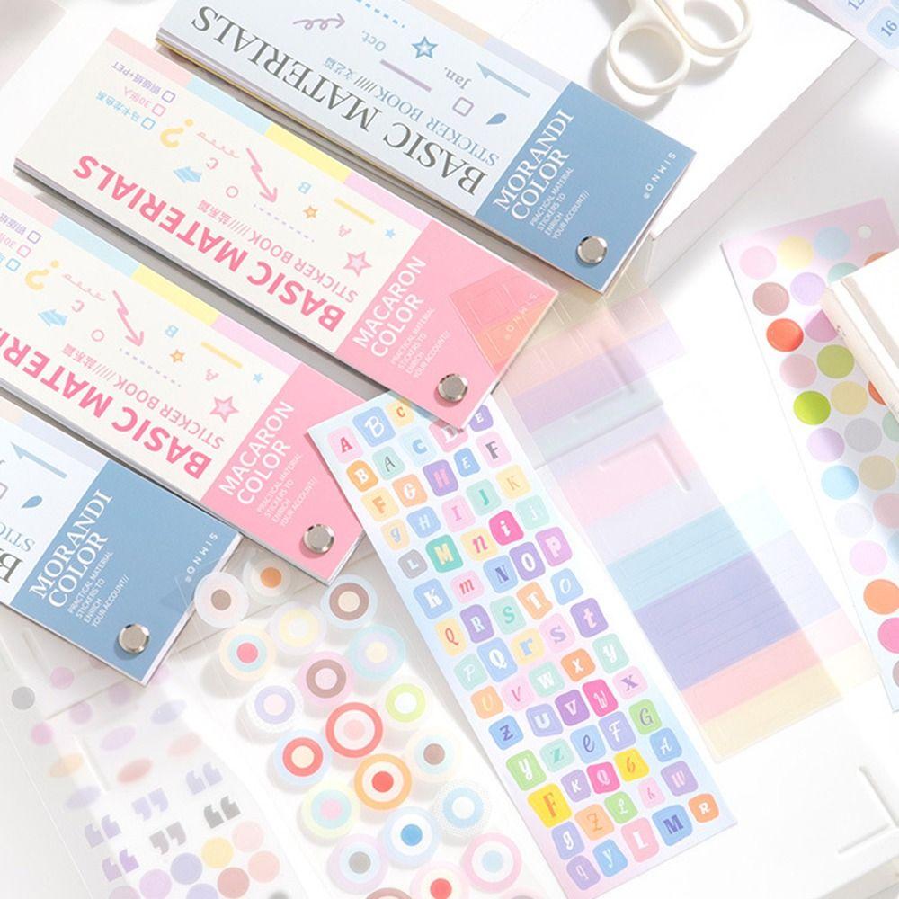 30Sheets Self Adhesive Scrapbook Stickers Creative DIY Decorative Sticker  Journaling