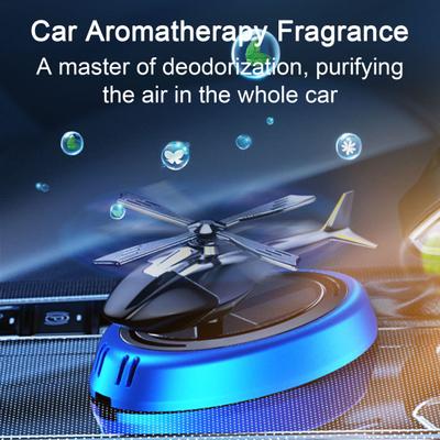 Vehicle Aromatherapy Solar-Powered Helicopter Car Άρωμα με Φυσικά Αιθέρια Έλαια Διαρκές Άρωμα Μοναδική Διακόσμηση