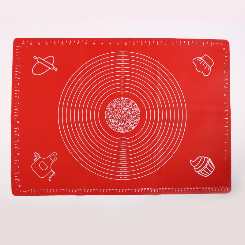 Silicone Kneading & Baking Mat - Heat-Resistant, Thick, Ideal for Dough, Noodles & Cutting